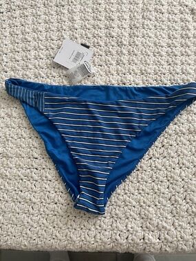 O'Neill Blue Striped Women's Bikini Bottoms